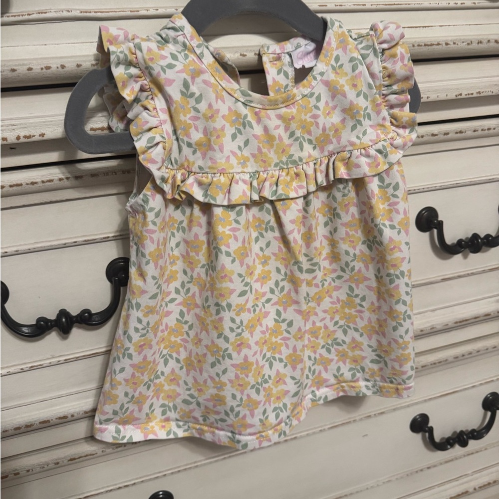 Floral Ruffle Toddler Set